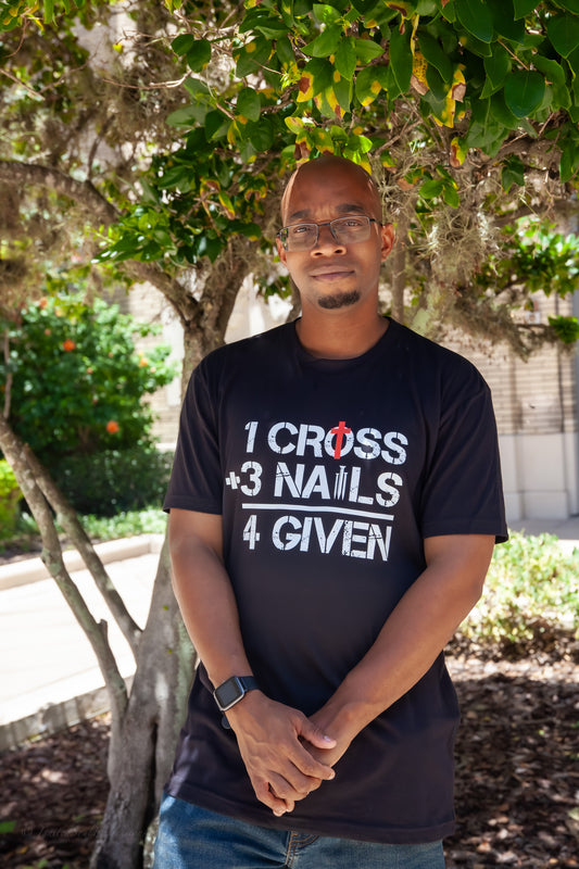 1 Cross + 3 Nails = 4 Given (Black)