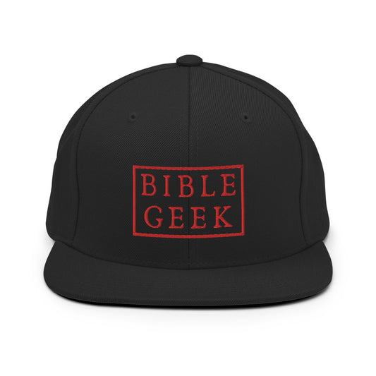 Bible Geek Hat Black